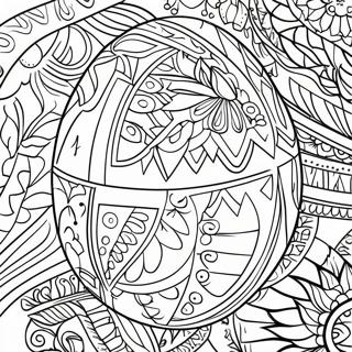 Pysanky Egg Coloring Page 68892-55356