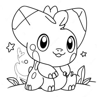 Legendary Chibi Pokemon Coloring Page 68902-55367