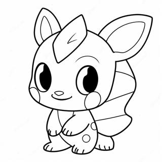 Legendary Chibi Pokemon Coloring Page 68902-55368