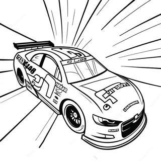 Chase Elliott Racing Car Coloring Page 68912-55371