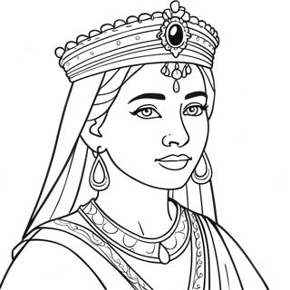 Queen Esther Coloring Page 6891-5662