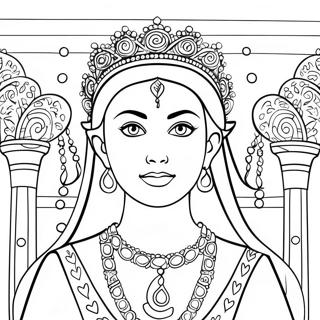 Queen Esther Coloring Page 6891-5664