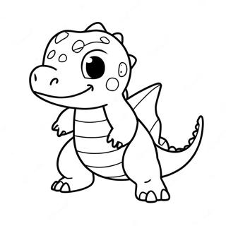 Totodile Coloring Pages