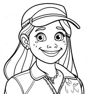 Jessie From Disney Channel Coloring Pages