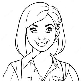 Jessie From Disney Channel Coloring Page 68942-55398