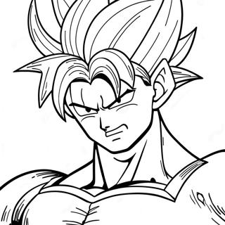 Bardock Coloring Pages