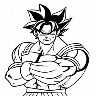 Bardock In Epic Battle Coloring Page 68953-55406