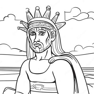 Colorful Nebuchadnezzar S Dream Interpretation Coloring Page 68963-55415