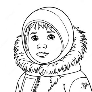 Eskimo Coloring Page 68992-55444