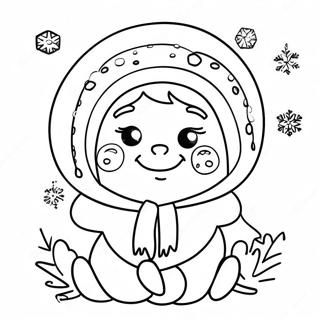 Eskimo Coloring Pages