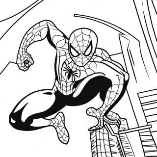 Symbiote Spiderman Coloring Pages