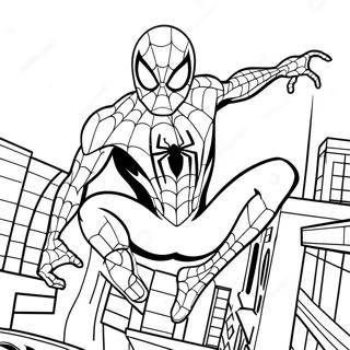 Symbiote Spiderman Coloring Page 69002-55450