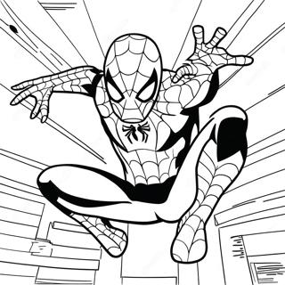 Symbiote Spiderman Coloring Page 69002-55452