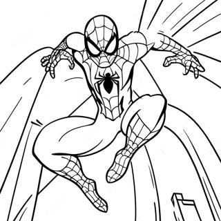 Venomous Symbiote Spiderman Coloring Page 69003-55446