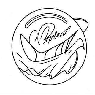 Dude Perfect Logo Coloring Page 6901-5671