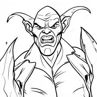 Jeepers Creepers Scary Monster Coloring Page 69032-55466