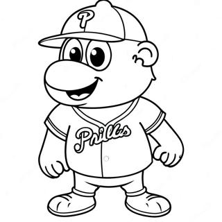 Phillies Mascot Coloring Pages