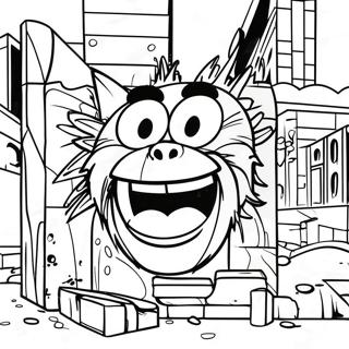 Gritty Coloring Pages