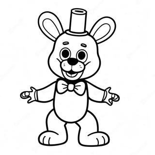 Cute Lefty From Fnaf Coloring Page 69103-55524