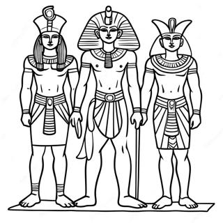 Egyptian Gods Coloring Page 69112-55528