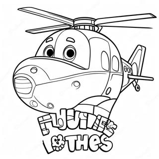 Paw Patrol Skye Helicopter Coloring Page 69122-55542