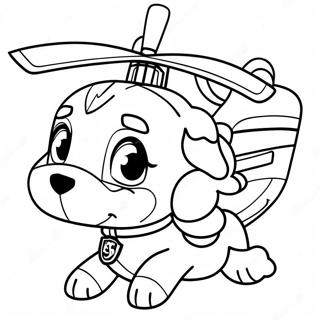 Paw Patrol Skye Helicopter Coloring Page 69122-55543