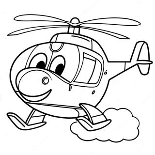 Skye Flying High In Her Helicopter Coloring Page 69123-55536