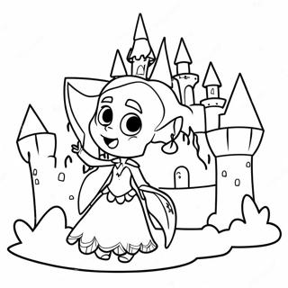 Vampirina In Her Spooky Castle Coloring Page 6912-5682