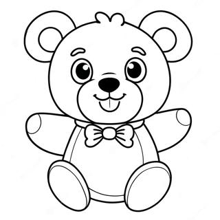 Cute Build A Bear Characters Coloring Page 69143-55550