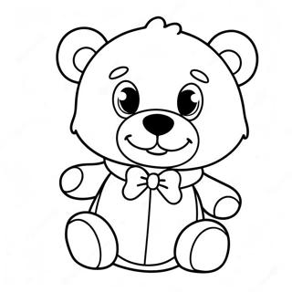 Cute Build A Bear Characters Coloring Page 69143-55552