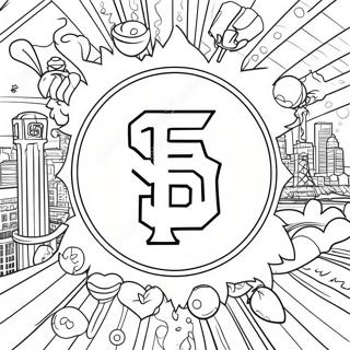 Sf Giants Logo Coloring Page 69152-55555