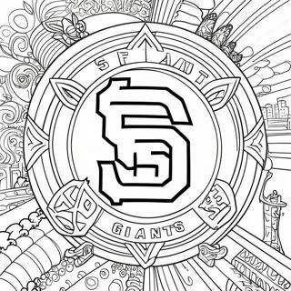 Sf Giants Logo Coloring Page 69152-55556