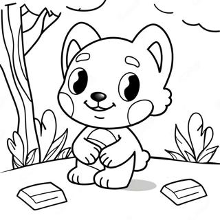 Hide And Seek Coloring Pages