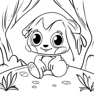 Hide And Seek Fun Coloring Page 69162-55568