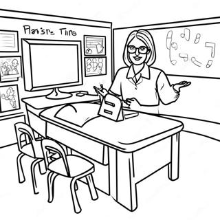 Teacher For Adults Coloring Pages