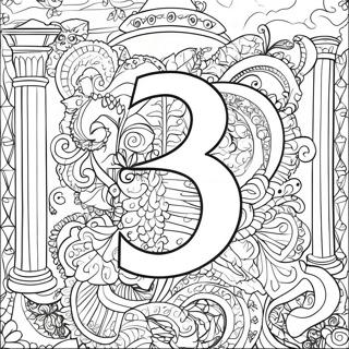 Number 13 Coloring Pages