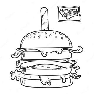 Whataburger Coloring Pages