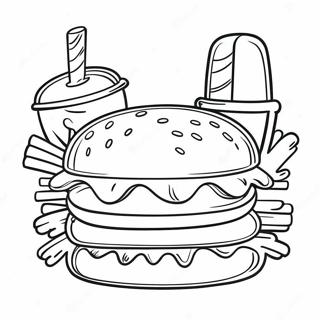 Whataburger Logo Coloring Page 69202-55595