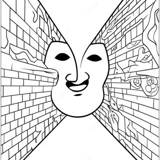 Pink Floyd The Wall Coloring Page 69213-55612