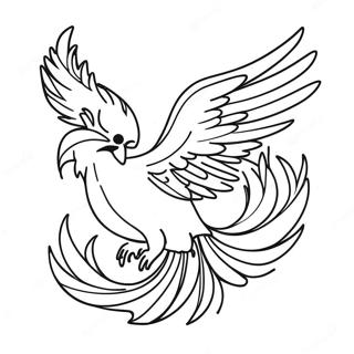 Phoenix Coloring Page 6921-5686