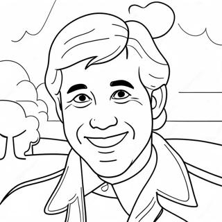 John With A Bright Smile Coloring Page 69223-55617