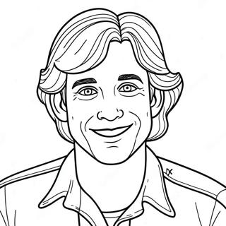 John With A Bright Smile Coloring Page 69223-55618