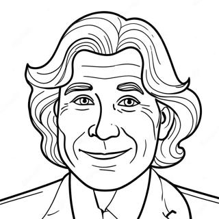 John With A Bright Smile Coloring Page 69223-55619