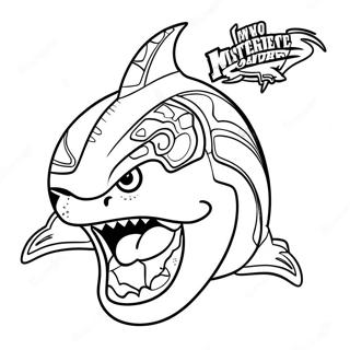 San Jose Sharks Mascot Coloring Page 69243-55635