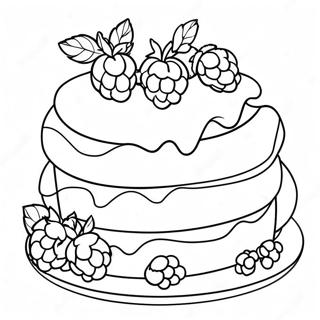 Raspberry Torte Strawberry Shortcake Coloring Pages