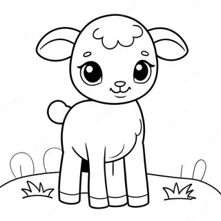 Cute Lamb Of God Coloring Page 69263-55647