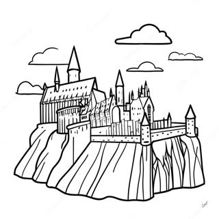 Hogwarts Castle Coloring Page 69283-55665