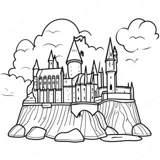 Hogwarts Castle Coloring Page 69283-55666