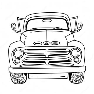 Dodge Truck Classic Coloring Page 69292-55680