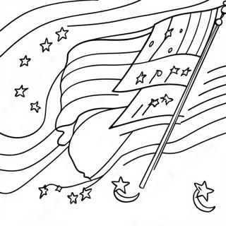 Colorful National Flag Coloring Page 692-543